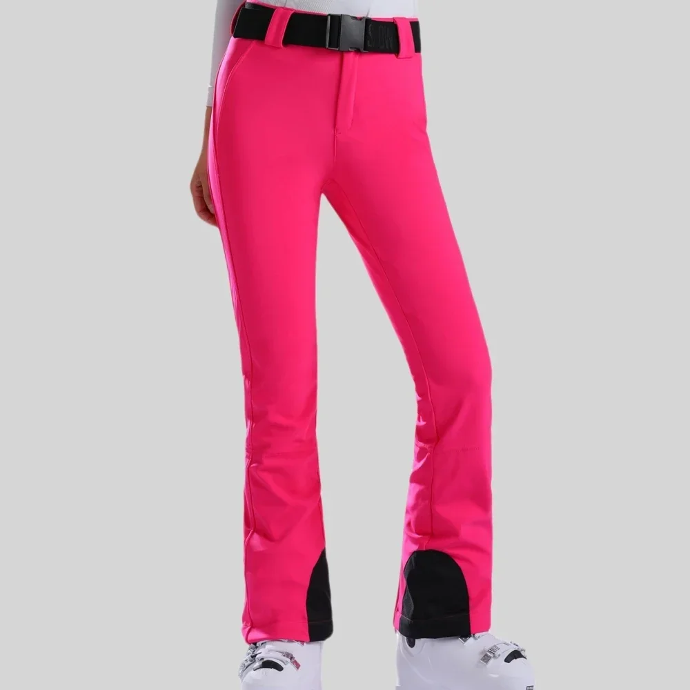 Ski Pants Women Outdoor Thermal Windproof Waterproof Snowboard Clothes Slim Fit Snow Trousers skiing pants