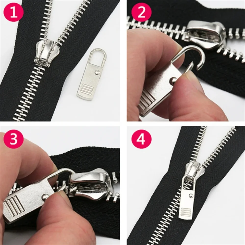 Black Detachable Zipper Pulls 3