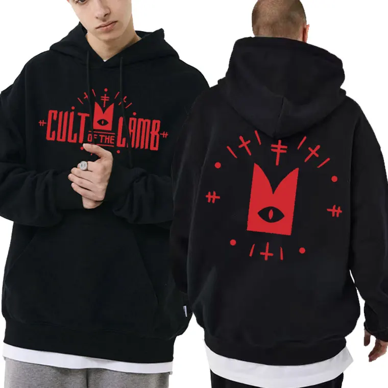 

Game Cult of The Lamb Men Women Fashion Vintage Sweatshirts Graphic Hoodie Sportswear Unisex Harajuku Hoodies Male Streetwear
