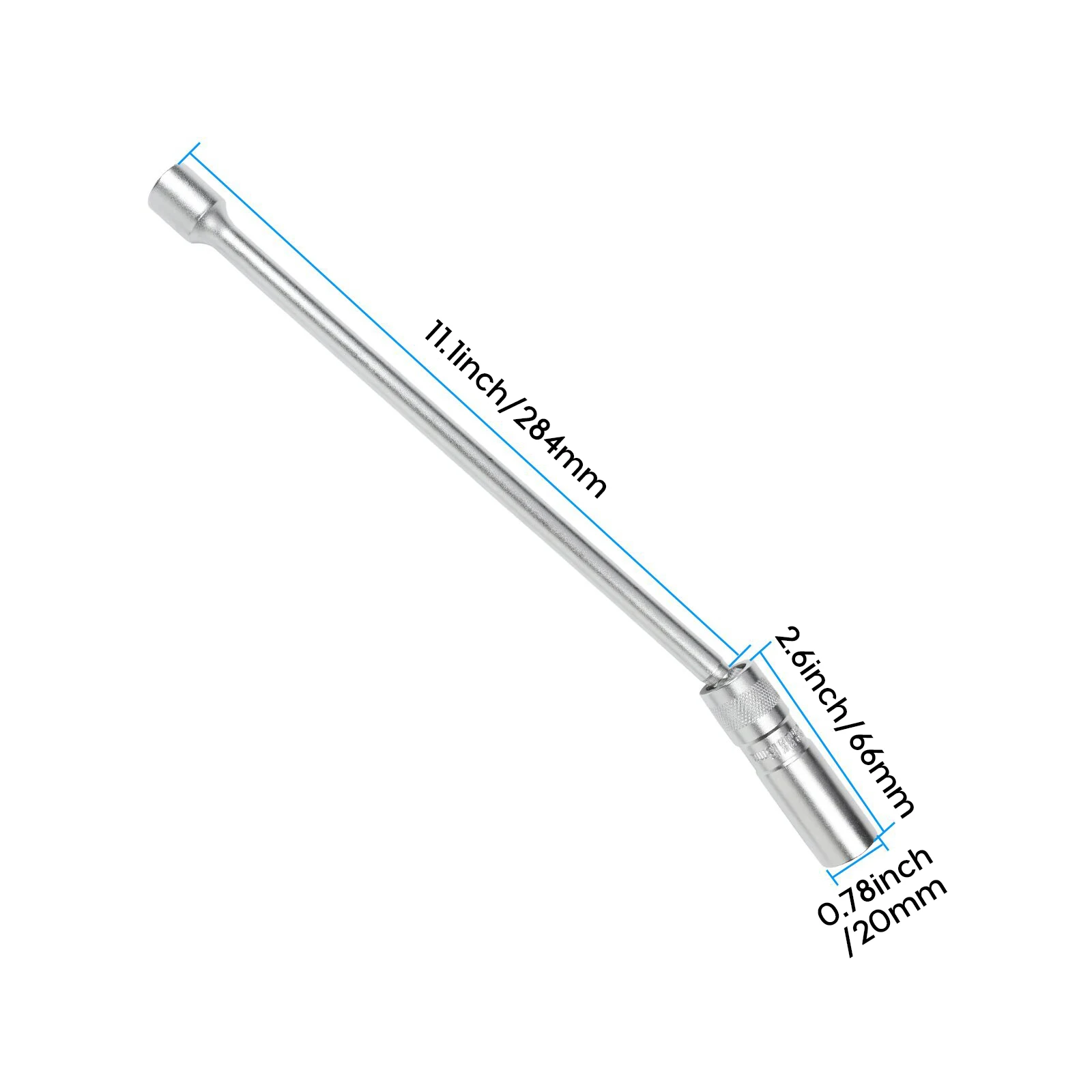 3/8" Zündkerzen-Steckschlüssel, Universalgelenk, magnetisches Entfernungswerkzeug, 14 mm, 16 mm Antrieb, 12-Punkt, für BMW N54 N55 N63 Benz E90 – Detail 15