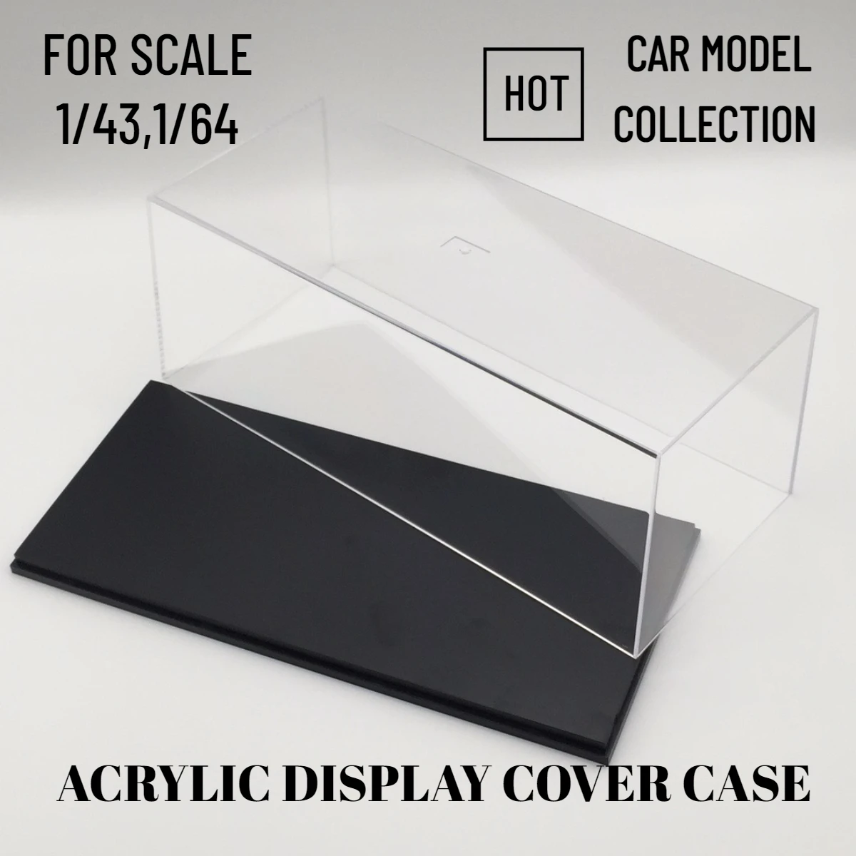 Scale 1:43 1:64 Protective Acrylic Case Hard Cover Display Box for Bburago Spark Minichamps F1 Car Model Formula 1 Miniature Toy 1pc scale 1 43 1 64 transparent acrylic hard cover case pvc display box for car model figure collectible miniature