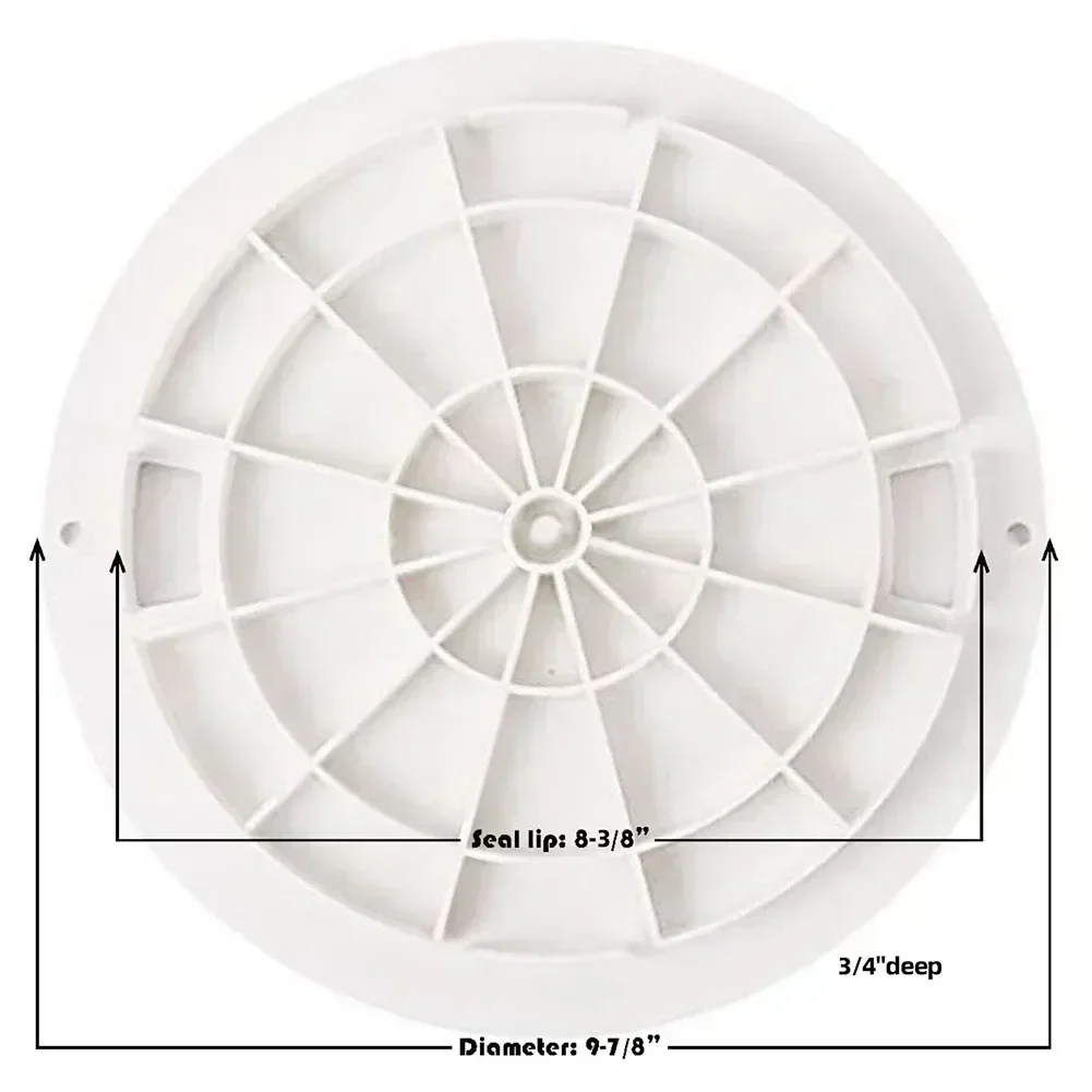 Ricambio coperchio skimmer piscina spa 10 pollici per