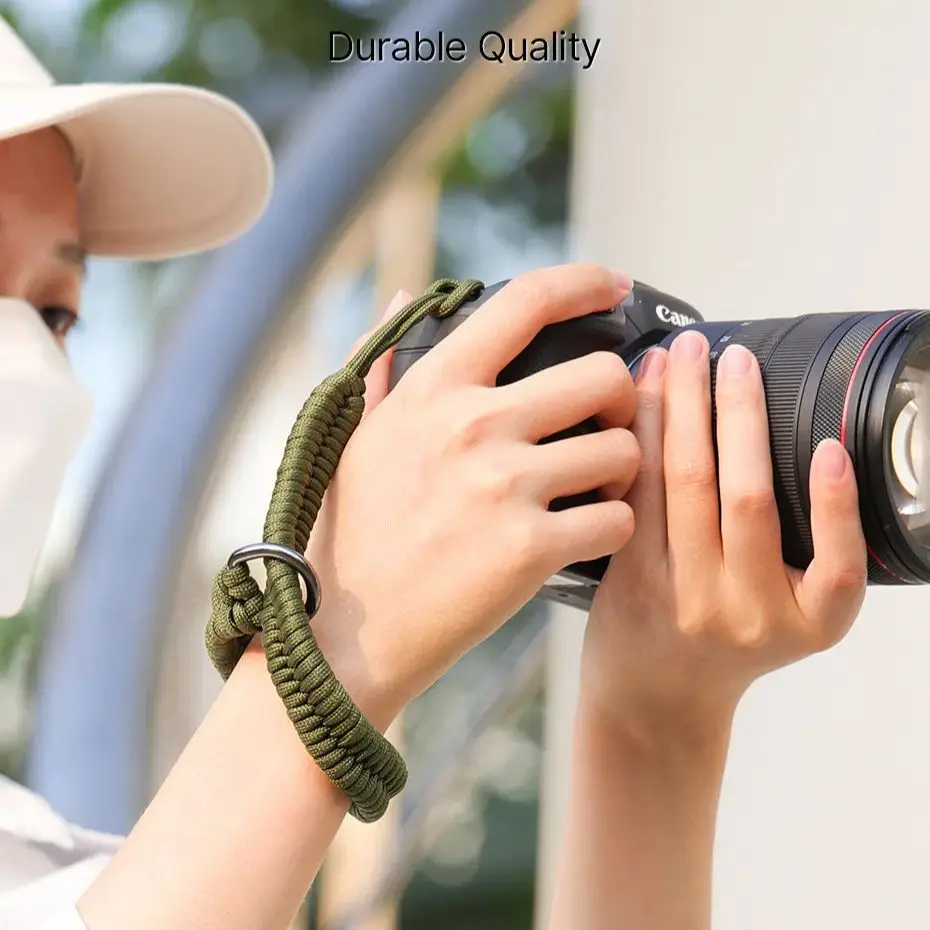Braided Paracord Camera Wrist Strap & Hand Grip Accessory
