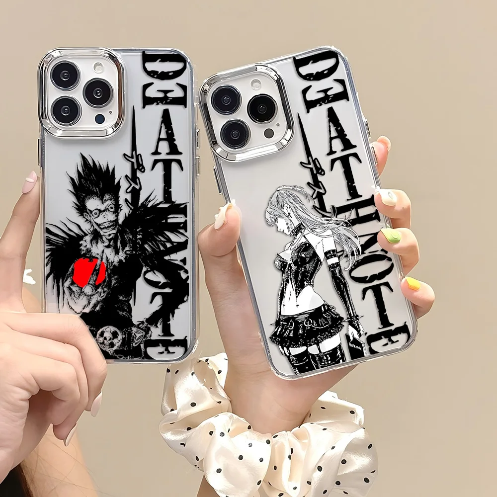 Transparent Soft Anime Death Note Phone Case Cover