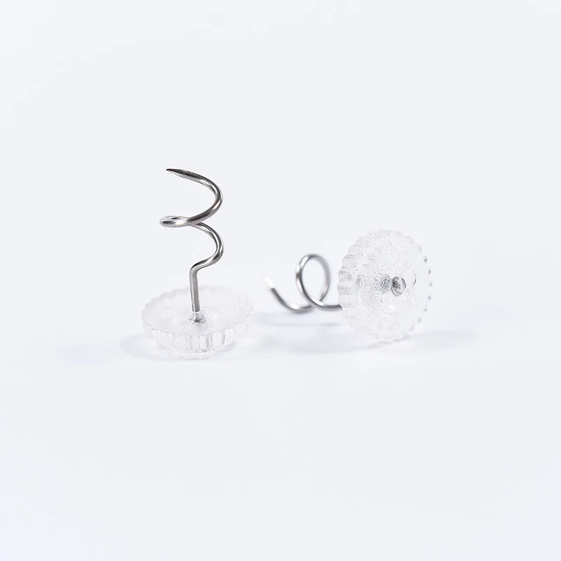 Transparent Sofa Nail Pins, Spiral Nails For Furniture, Round Head Design, Protects Sofa From Cat Scratches, Pack Of 100/300