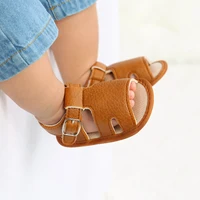 Soft Open Toe Sandals For Baby Boys, Newborn Infant 0-1 Years Old Comfortable Breathable Non Slip Sandals With Hook And Loop Fas 5