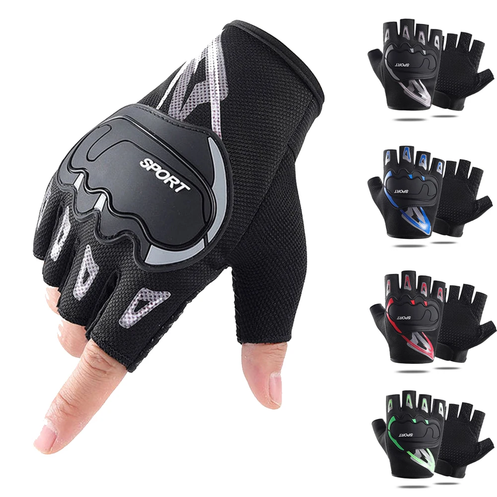 Half Finger Cycling Gloves Bicycle Motorcyclist Gloves Gym Training
