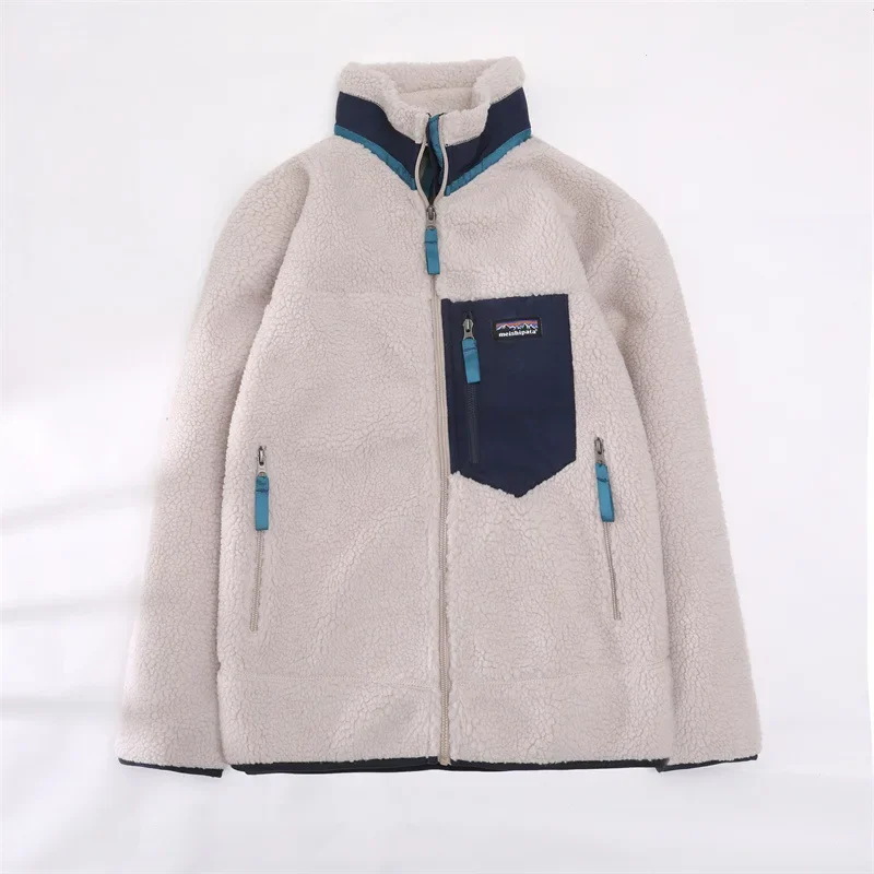 Prowow Winter Men's Outdoor Motorcycle Sweater Cashmere Jacket Men's Windproof Coldproof Warm and Comfortable