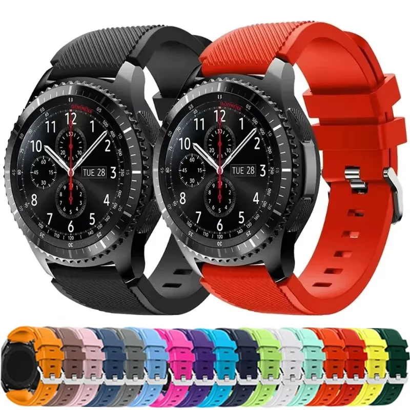 Enhanced Silicone Sport Strap Band - 20/22mm - Universal Fit