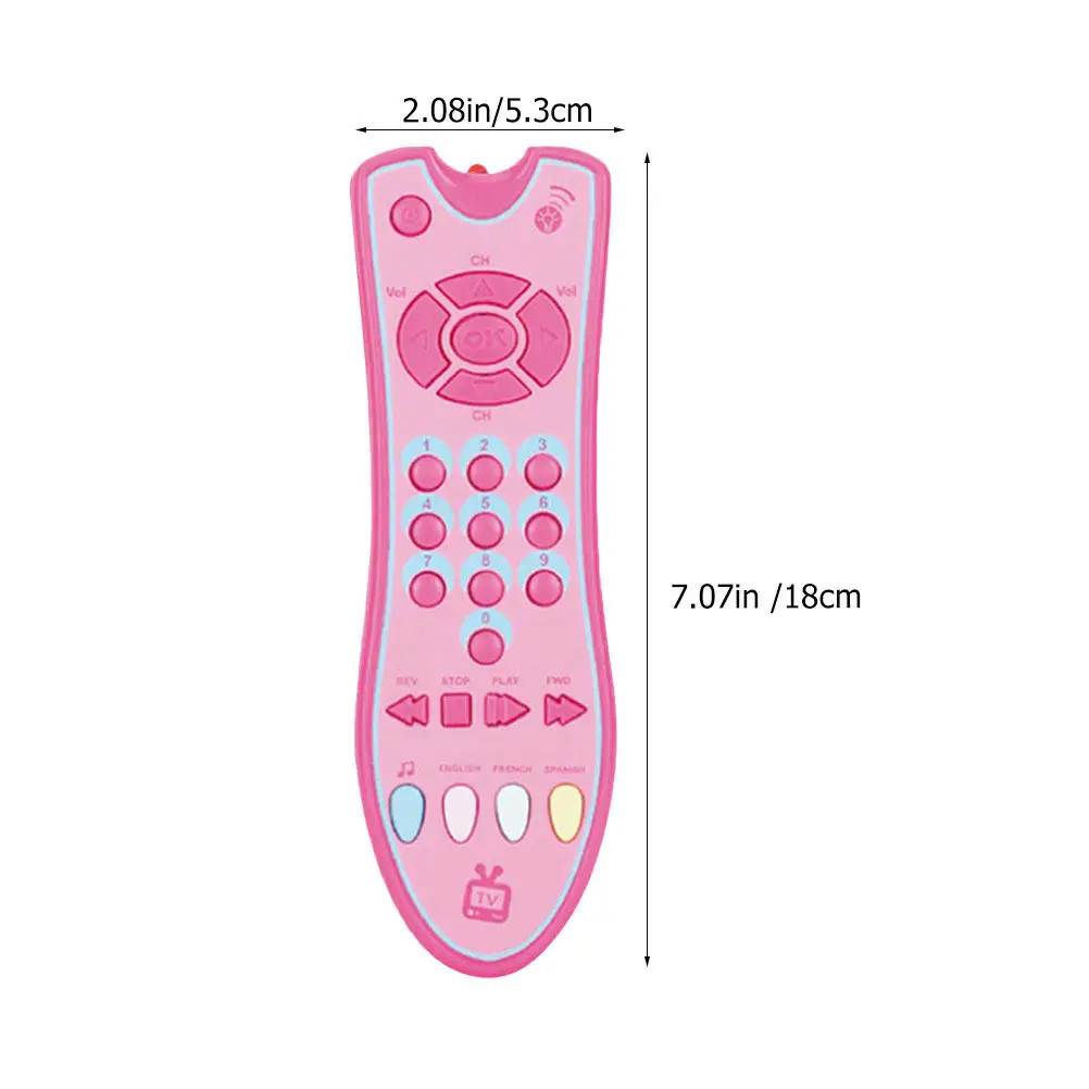 시뮬레이션  리모컨 창의적인 원격 인지 학습 부드러운 조명 음향 효과 조기 교육용 인터랙티브 부모용