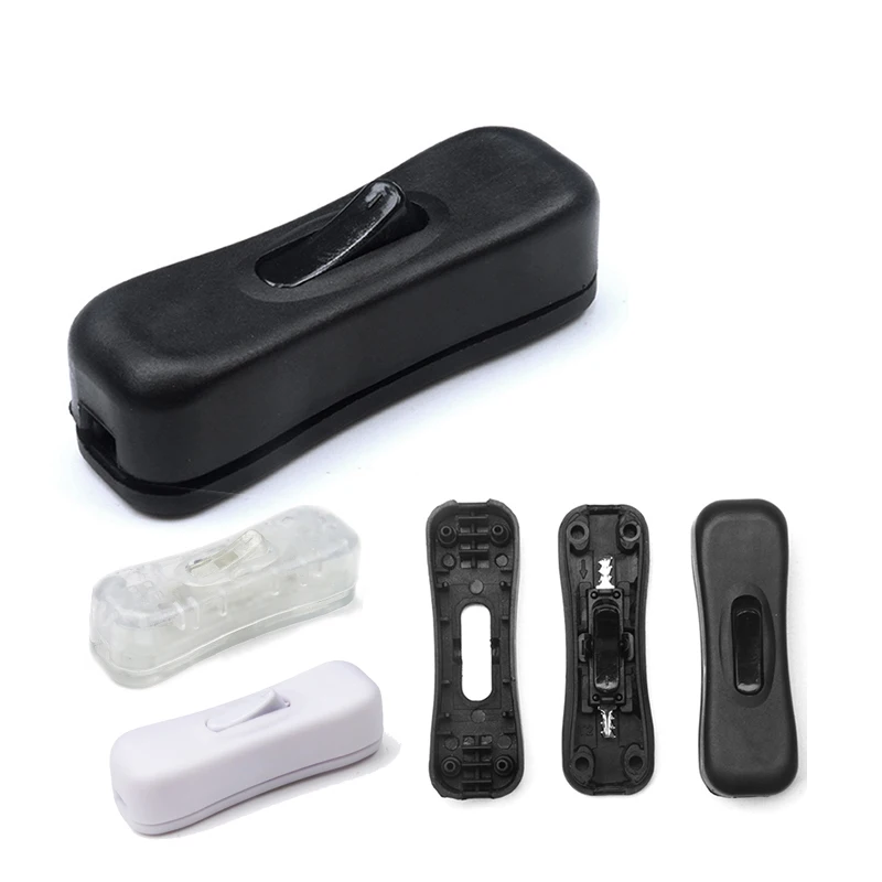 2pcs AC power cable switch connector 304 on off push button online ...