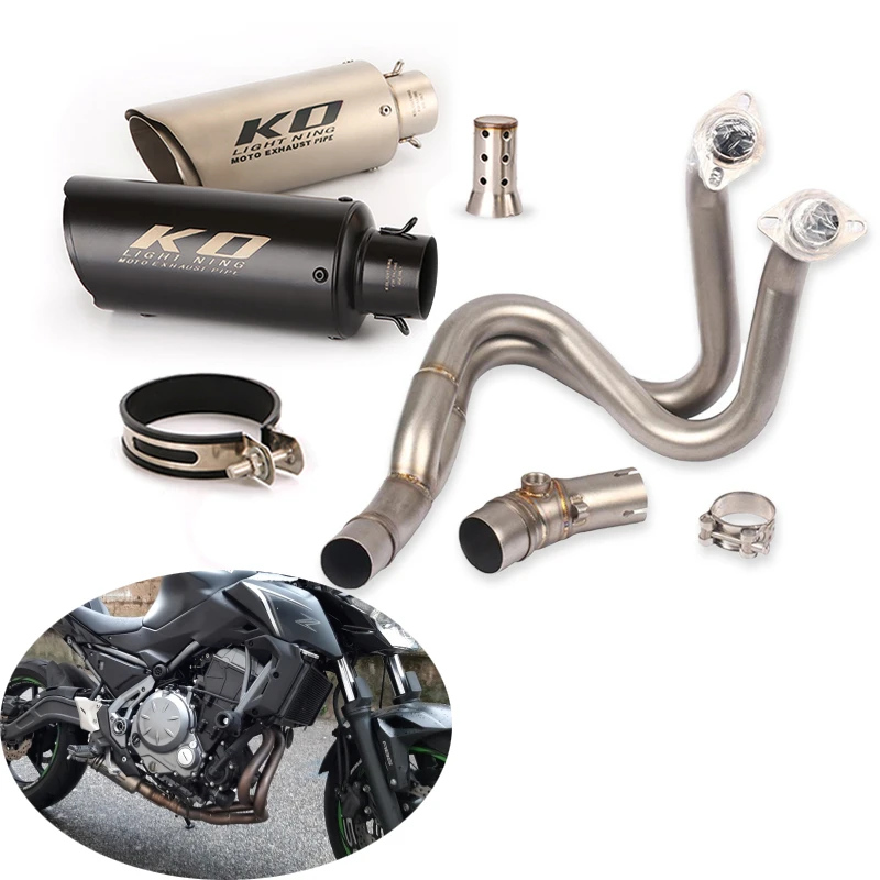 kawasaki z650 full exhaust system