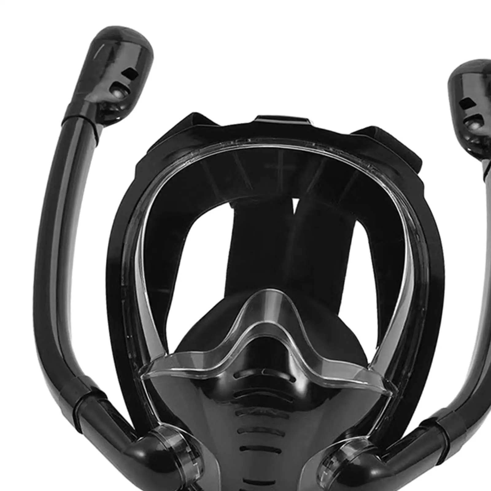 Snorkeling Mask Snorkel Mask Double Tube Swimming Goggles Durable Professional with Camera Mount 180° Wide View Swimming Mask