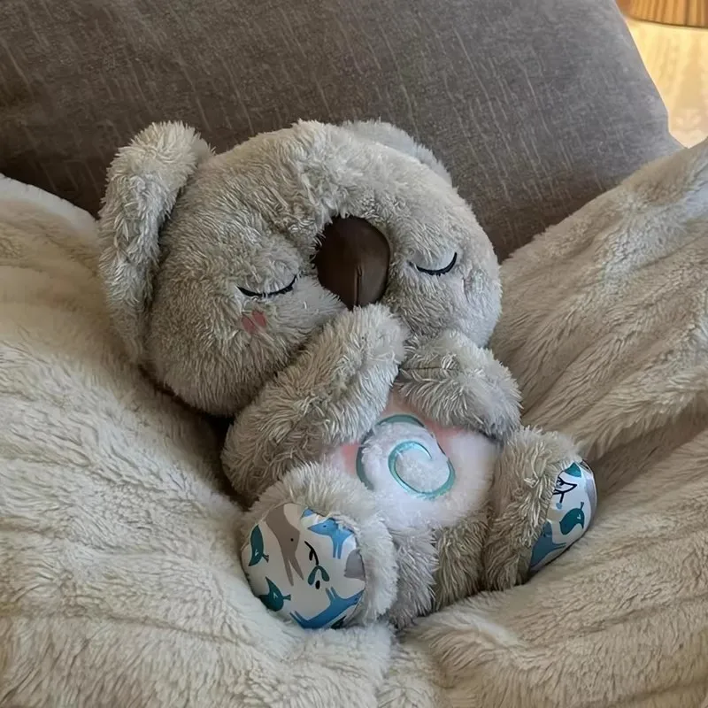 Kids Bear Teddy Playmate Otter Plush Doll Toy Music Companion Sound Light Doll Toy Adult Birthday Christmas Gift 5