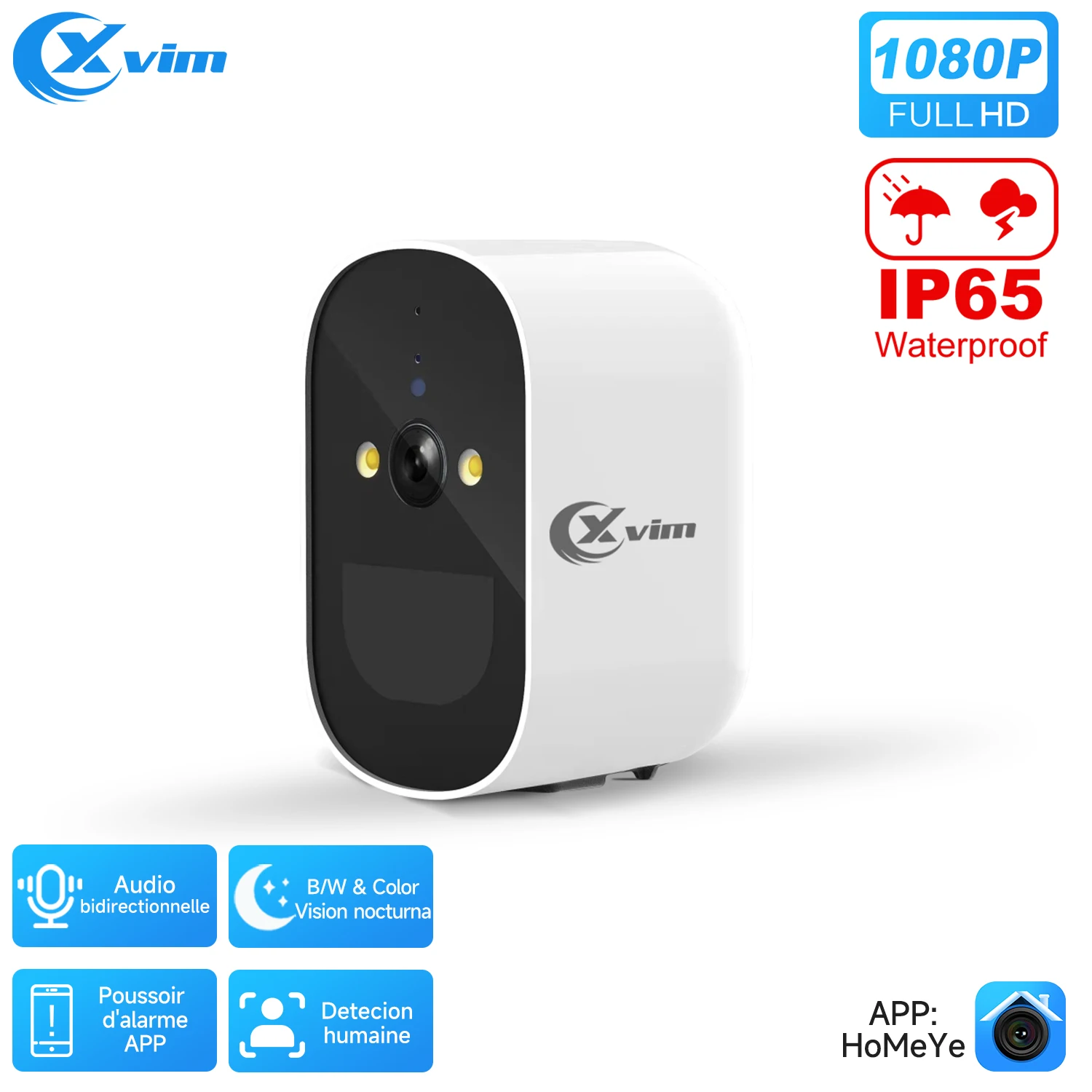 XVIM-Cam-ra-de-s-curit-10080P-Vision-nocturne-IR-Alarme-de-d-tection-de ...