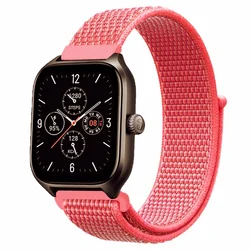 Nylon Loop Strap in 20mm & 22mm - Versatile and Stylish Replacement Bracelet Band - 22mm (Brilliant pink)