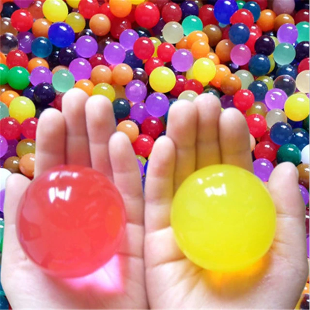 100pcs Big Crystal Soil fango idrogel Gel bambini giocattolo per bambini  perle d'acqua polimeriche che crescono palline di gelatina magica  decorazioni per la casa di nozze - AliExpress