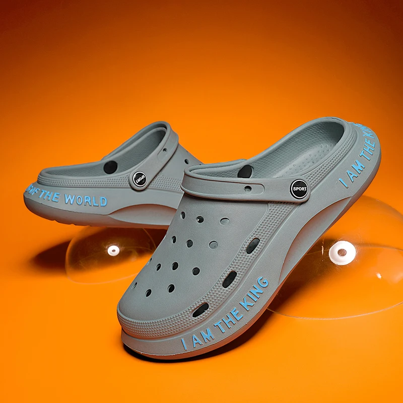 2023 New Men's Sandals Summer Thickened Garden Shoes Men's Outdoor