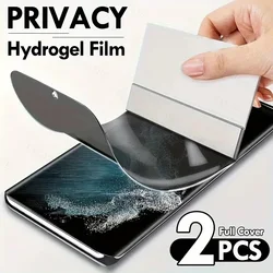 2 - Pack Privacy Anti - Spy Hydrogel Screen Protector Film for Privacy Hydrogel (Realme P3 5G)