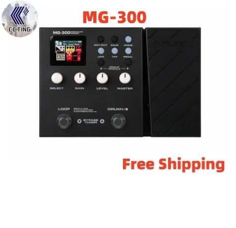 

NUX MG300 MG-300 Guitar Multi-Effects Pedal Amp Modeling 56 Drum Beats 60s Loop Recording Metronome Guitar Parts & Accessories