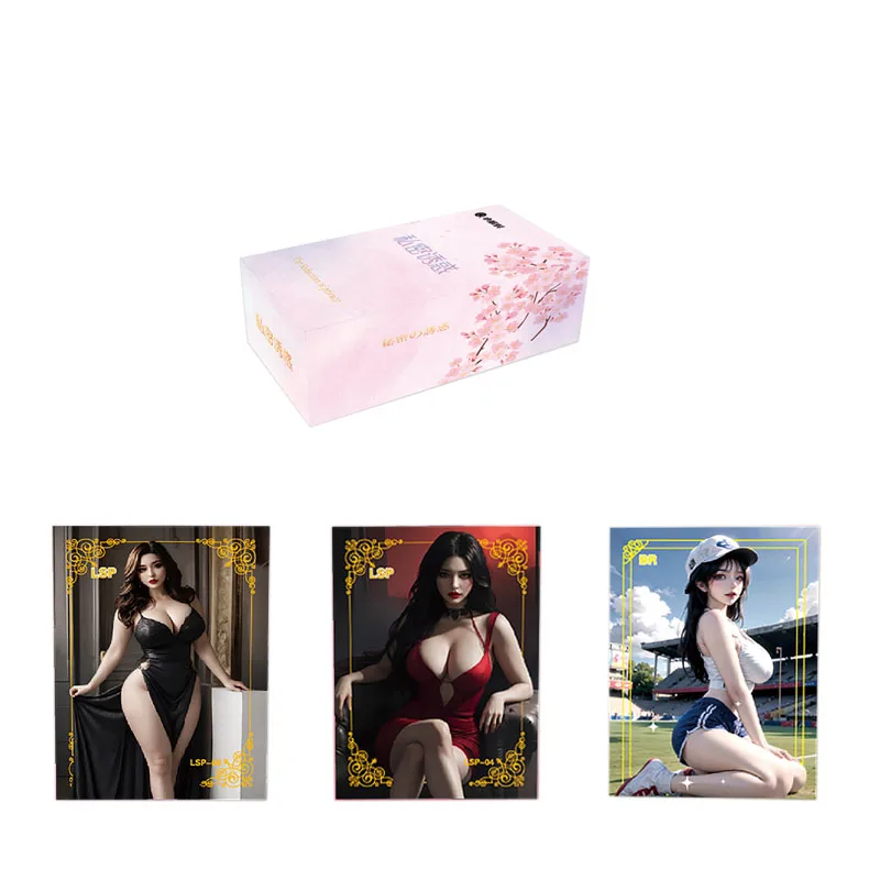 

Wholesales Goddess Story Collection Cards Booster Seduction Privacy Anime Girls Trading Cards Gift