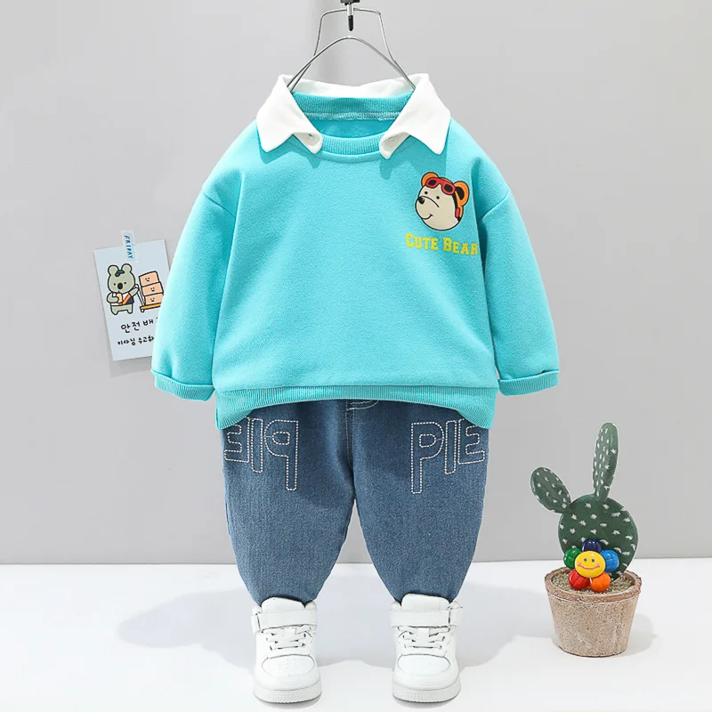 Baby Boys Printed Sweater Sets Baby Boys Designer Tracksuits Baby