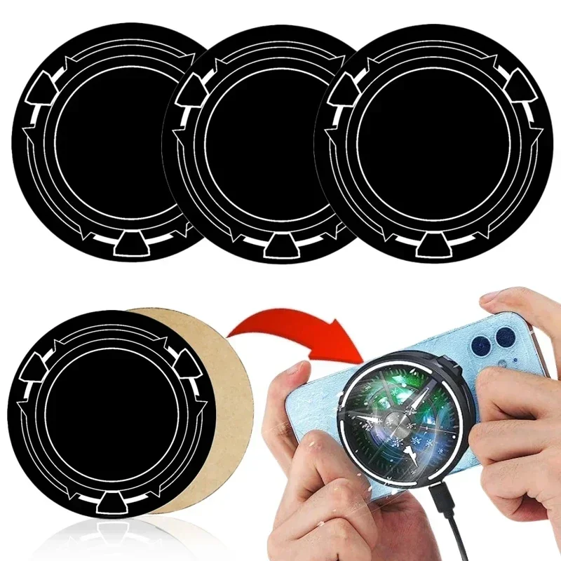 2pcs 60/90mm Metal Plate Ring for Magsafe Magnetic Car IPad Holder Radiator Iron Sheet Sticker for IPhone Xiaomi IPad/Tablet PC