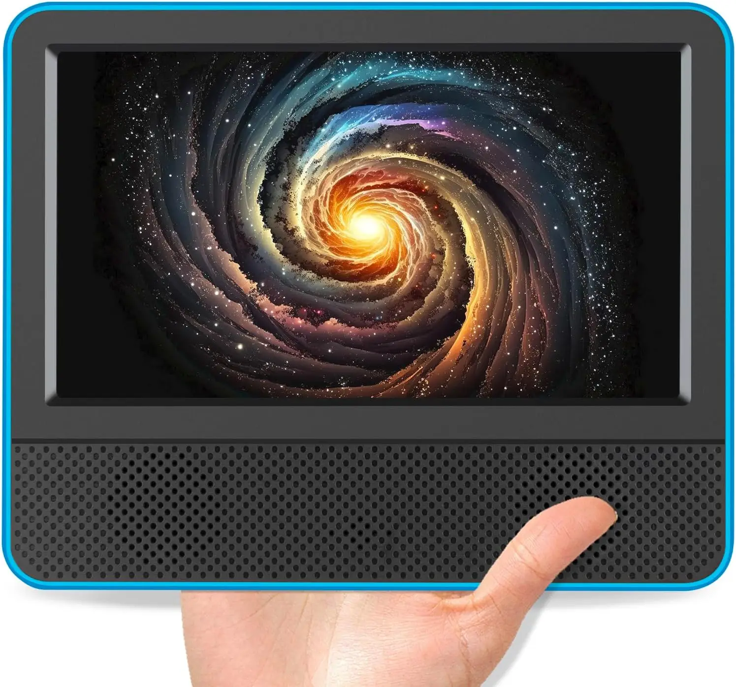 7' Portable Mini TV and IPS 1080P Screen-Digital ATSC Tuner-Headphones Out-USB/TF Port-HDMI Input,DC-12V for Camping Caravan