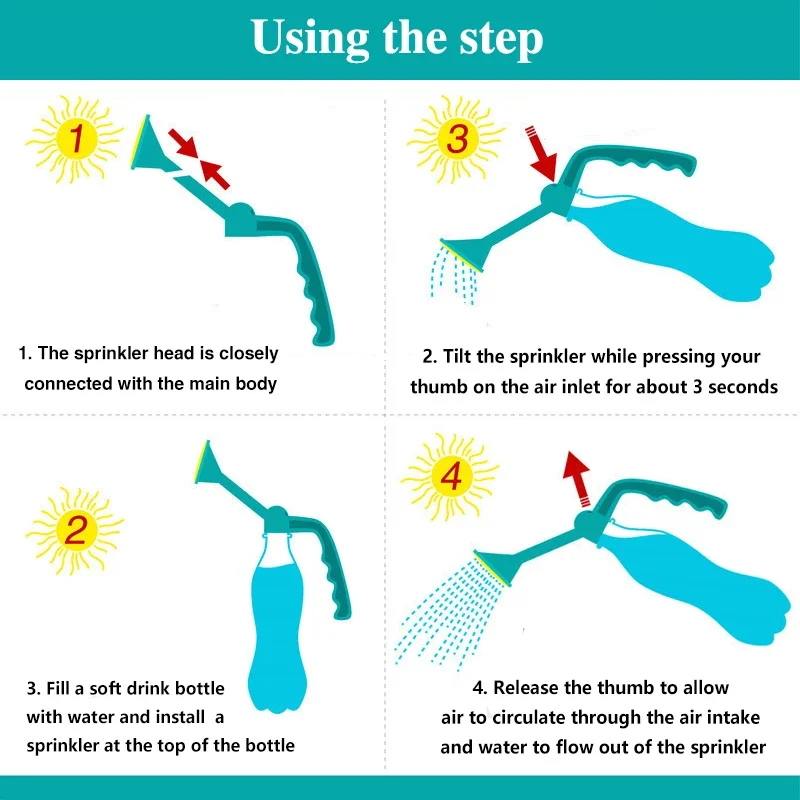 Gardening Plant Watering Handheld dual-purpose water spray Bottle Water Can Top Waterers Shower Seedling Irrigation water spray bottle