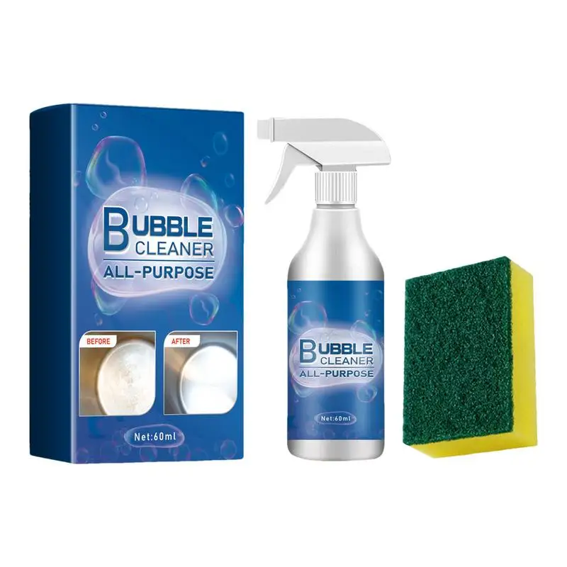 

Пенообразователь для кухни, Многофункциональный спрей для очистки пузырей, быстрого действия, легкое нанесение, пена, 60 мл