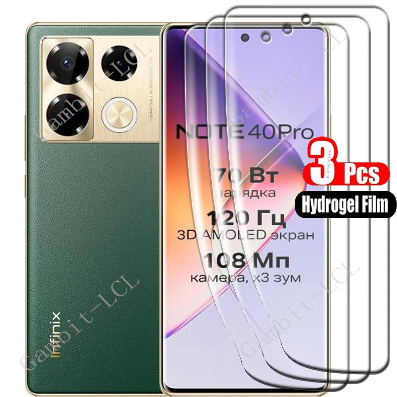Film hidrogel lembut hidrolik HD 5G, untuk Infinix Note 40 Pro