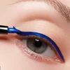 Eyeliner liquide mat résistant à l'eau, 5 couleurs, bleu blanc, résistant à la sueur