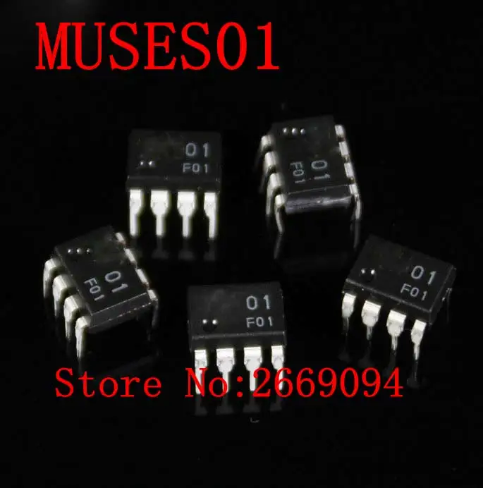 

1PCS/LOT MUSES01 DIP-8 High quality audio double op-amp J - FET input IC