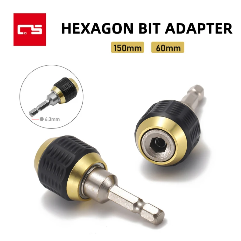 Drill Bit Holder 1/4 Inch Hex Shank Quick Change Hex Driver with Drill Bits Bar Extension Electric Bit Adapter For Screwdriver
