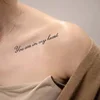 Sentence pattern, lasting 1-2 weeks waterproof, temporary tattoo stickers, realistic semi-permanent fake tattoos for the arms 2