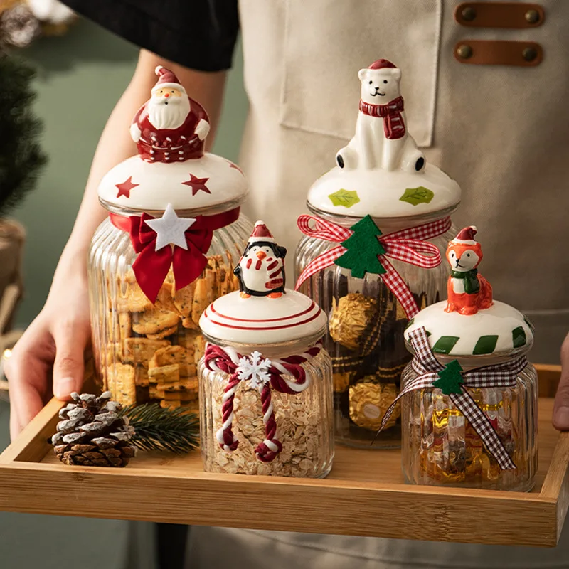 Last Name Glass Cookie Jar Christmas Cookie Jar Cookie Jars