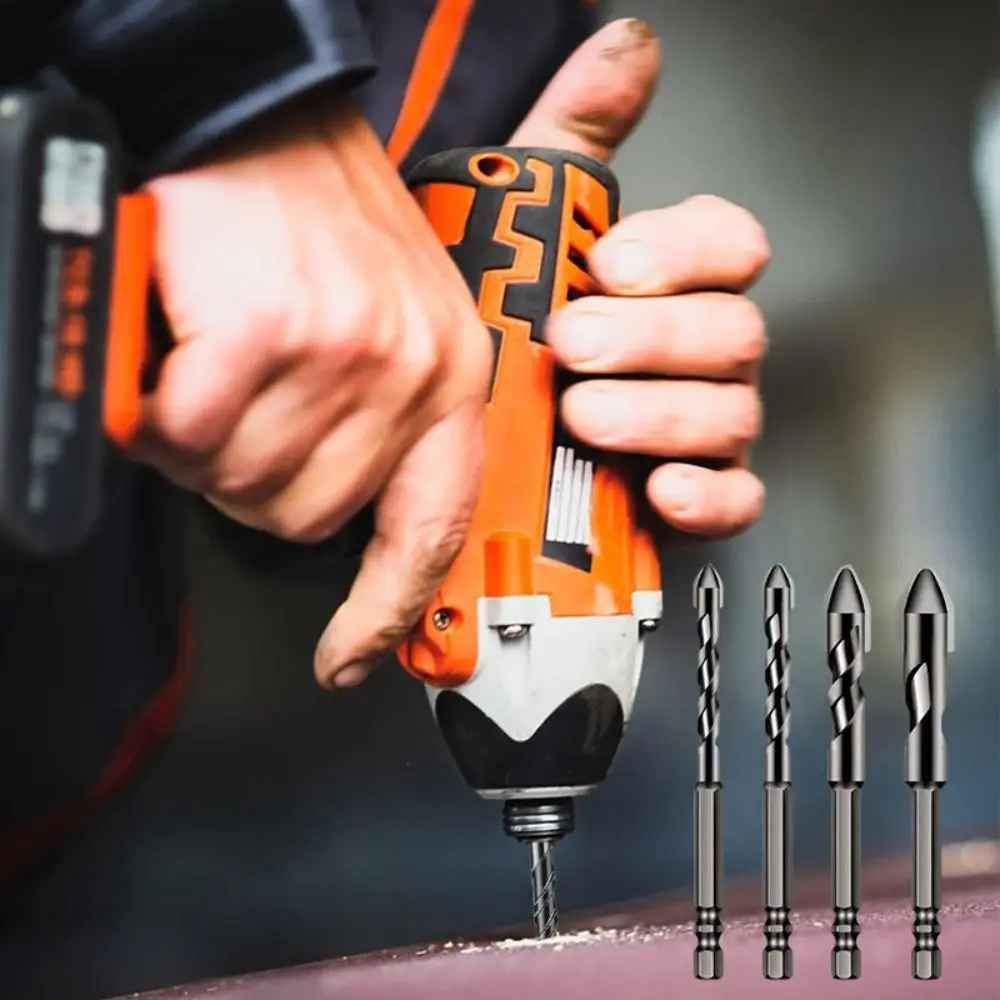 

Скошенная головка эксцентриковое сверло долговечное многофункциональное шестигранное хвостовое буровое долото треугольное сверло для плитки инструменты