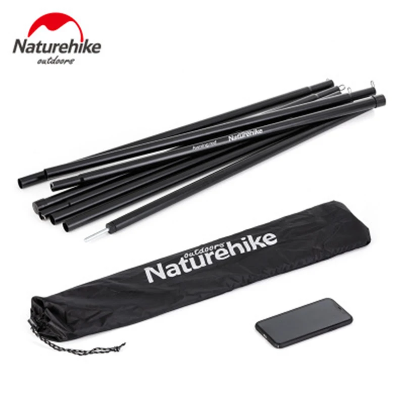 Outdoor Camping Sunshade Accessories Tent Awning Canopy Poles Bracket Fittings Thickening Pole 2m 2.2m 2.4m 2pcs camping tent pole