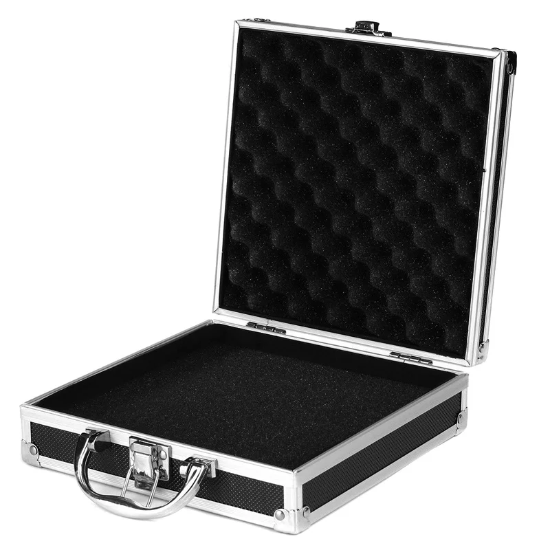AluminumToolBoxPortableInstrumentBoxEmptyStorageCasewith