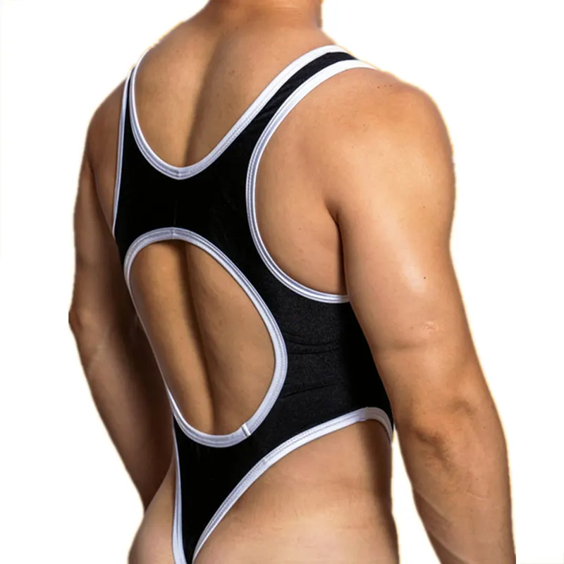 Men Undershirt New Mens Bodysuit Undershirts Back Thong Slim Shaper Onesie Vest Jumpsuits Undershirts Bodywear Sport Bodybuilding Singlets