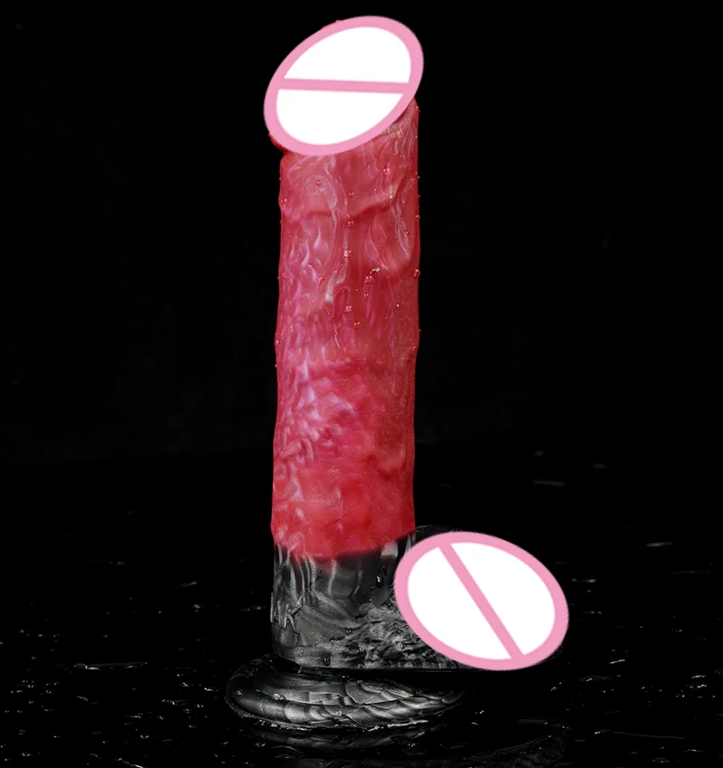 FAAK Strapon Large Realistic Dildo For Women Silicone Multi Color Llifelike Penis Anal Plug Sex Toys Shop Lesbian Flirting