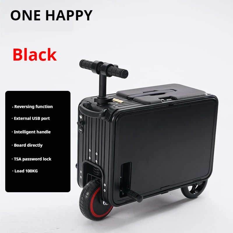 Rolling Luggage for Cycling electric luggage 20 inch smart travel luggage carry-on electric trolley case student remote control Rolling Luggage