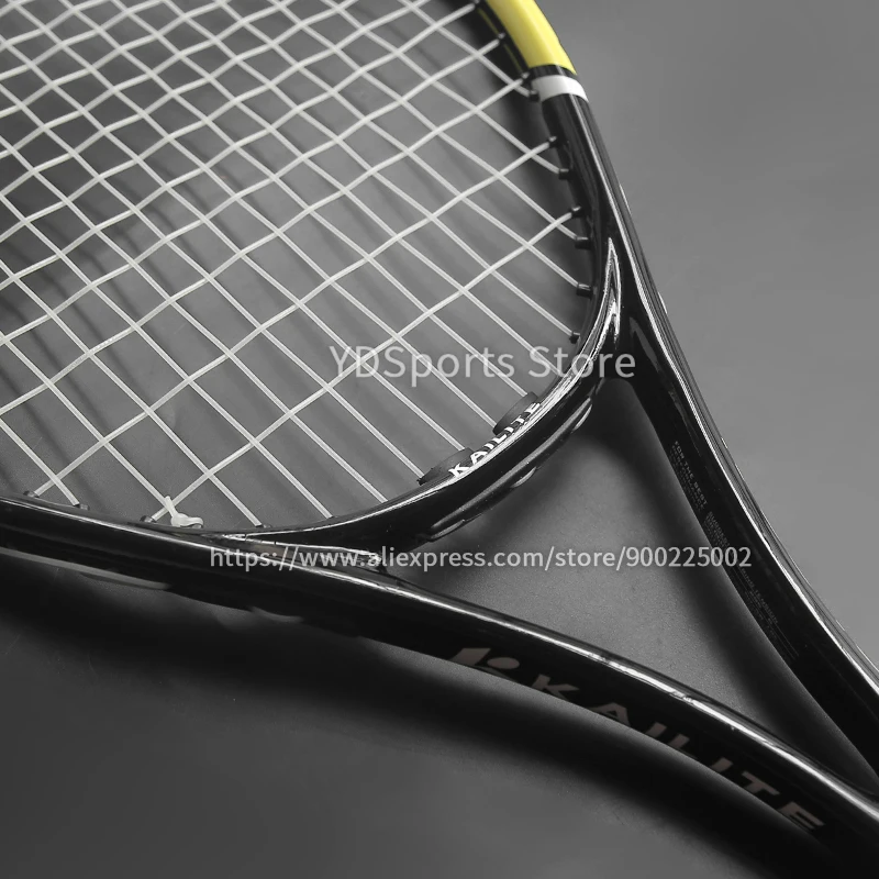 Professional Unisex Carbon Fiber Tennis Racket With Bag Training Paddle Rackets For Adult Men Women Ultra Light Racquet