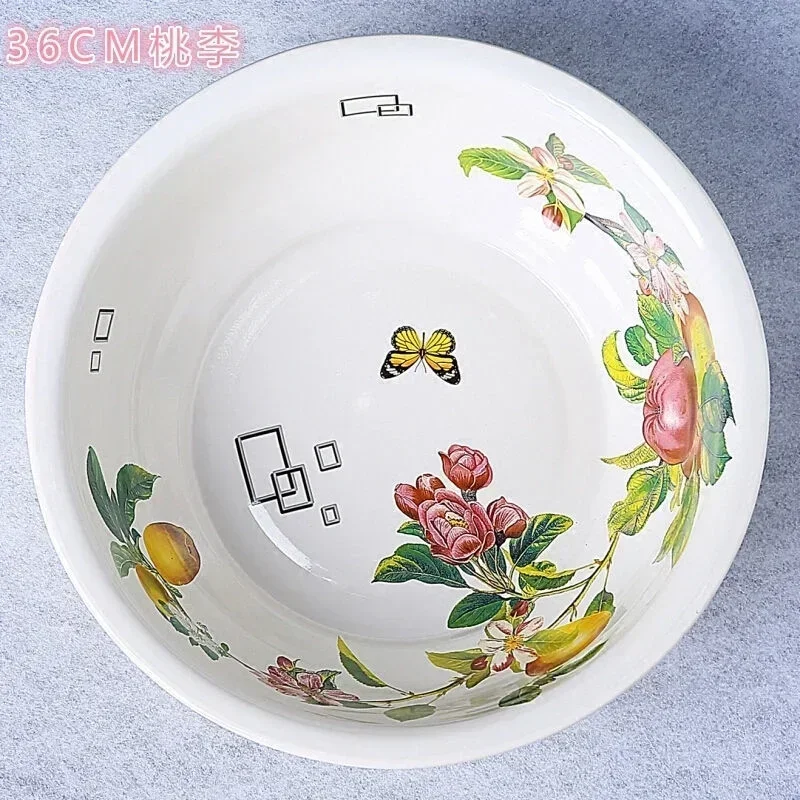 Enamel Washbasin Luxury Bowl Soup Basin Retro Nostalgic Home Kitche  Fashioned Bowl Boutique Basin Kitchen Supplies Ramen Bowl