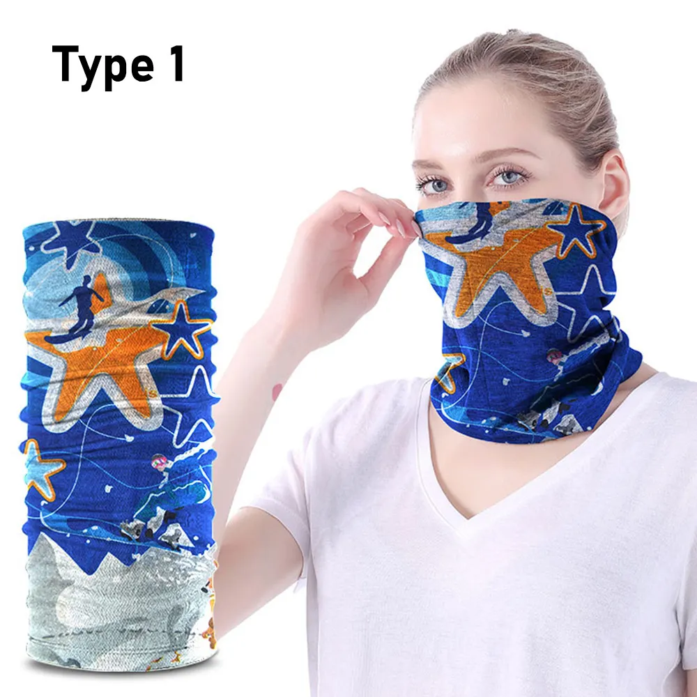 Bandana Headband Multifunctional UV Protection Magic Scarf Neck Warmer Tube Outdoor Fishing Hiking Cycling Face Head Wrap Cover 5