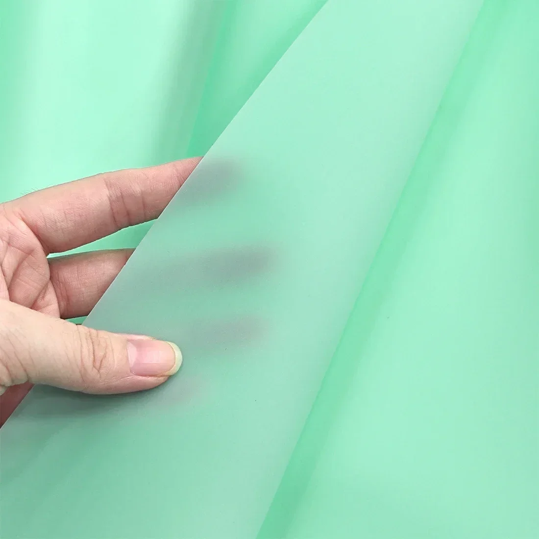 Jelly Frosted Solid Colored Translucent PVC Faux Leather Soft Vinyl Fabric Roll for Making Bag Shoe Garment DIY Accessories