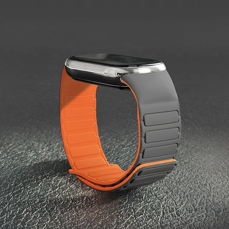 Magnetic Silicone Strap Bracelet for Smartwatch - Stylish Accessory Wristband