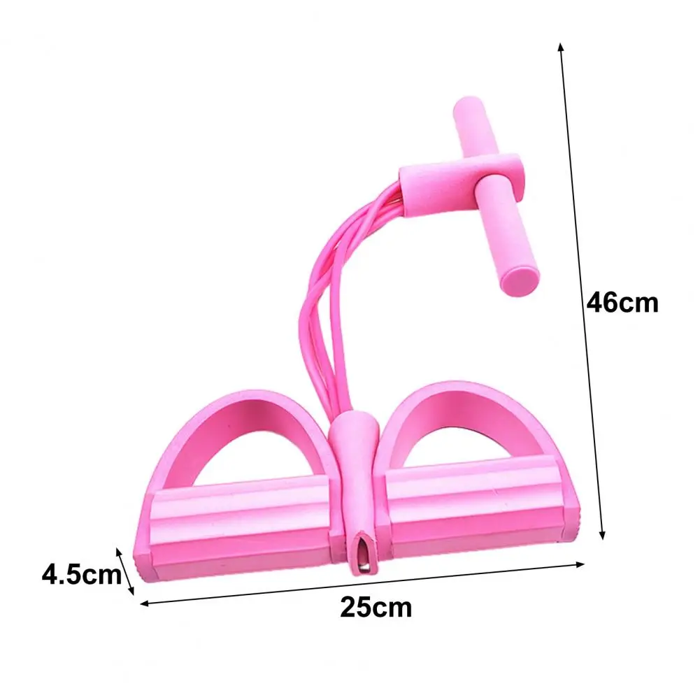 Fitness Resistance Band Tension Rope Non-slip Handle Portable Slimming Training Equipment