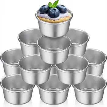 10-Piece Mini Flan Molds 1