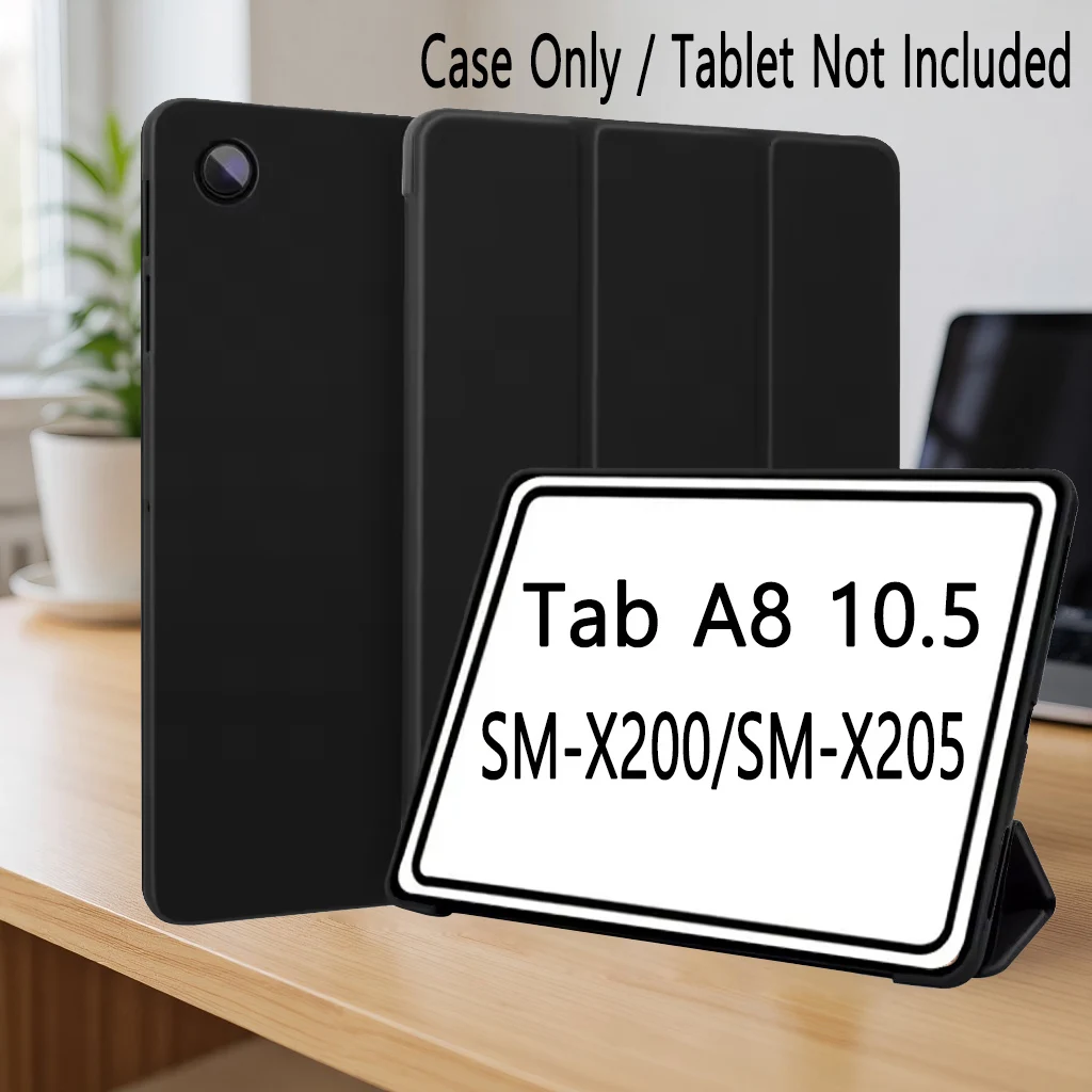 מקרה עבור Samsung Galaxy Tab A8 10.5 אינץ '2022 (SM-X200 / X205 / X207), כיסוי דק וקל משקל עם מעמד לטאבלט עם התעוררות / שינה אוטומטית